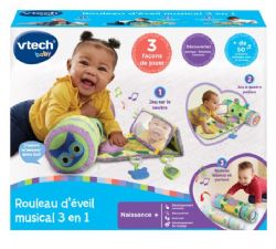 VTECH - ROULEAU D'ÉVEIL MUSICAL 3 EN 1